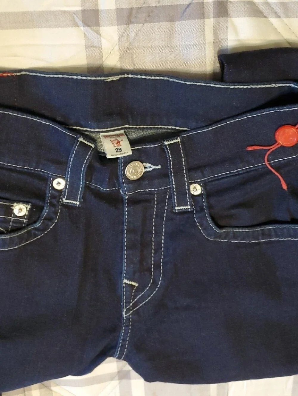 True Religion Men's Skinny Jeans - Dark Blue